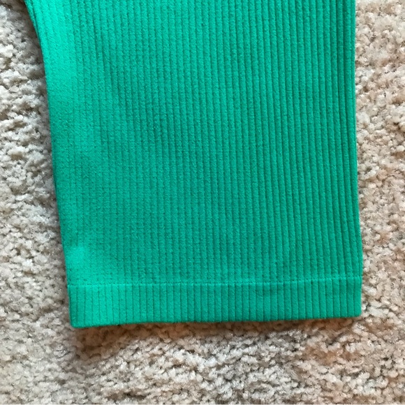 Zara Seamless Bike Shorts Green, Sz Small - Picture 8 of 10